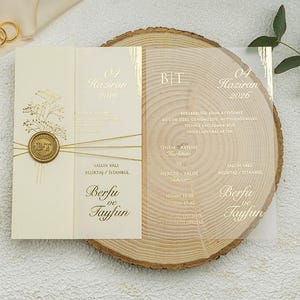 Invitación de boda acrílica, elegante invitación esmerilada, diseñada para ceremonias de boda, un regalo memorable para parejas.