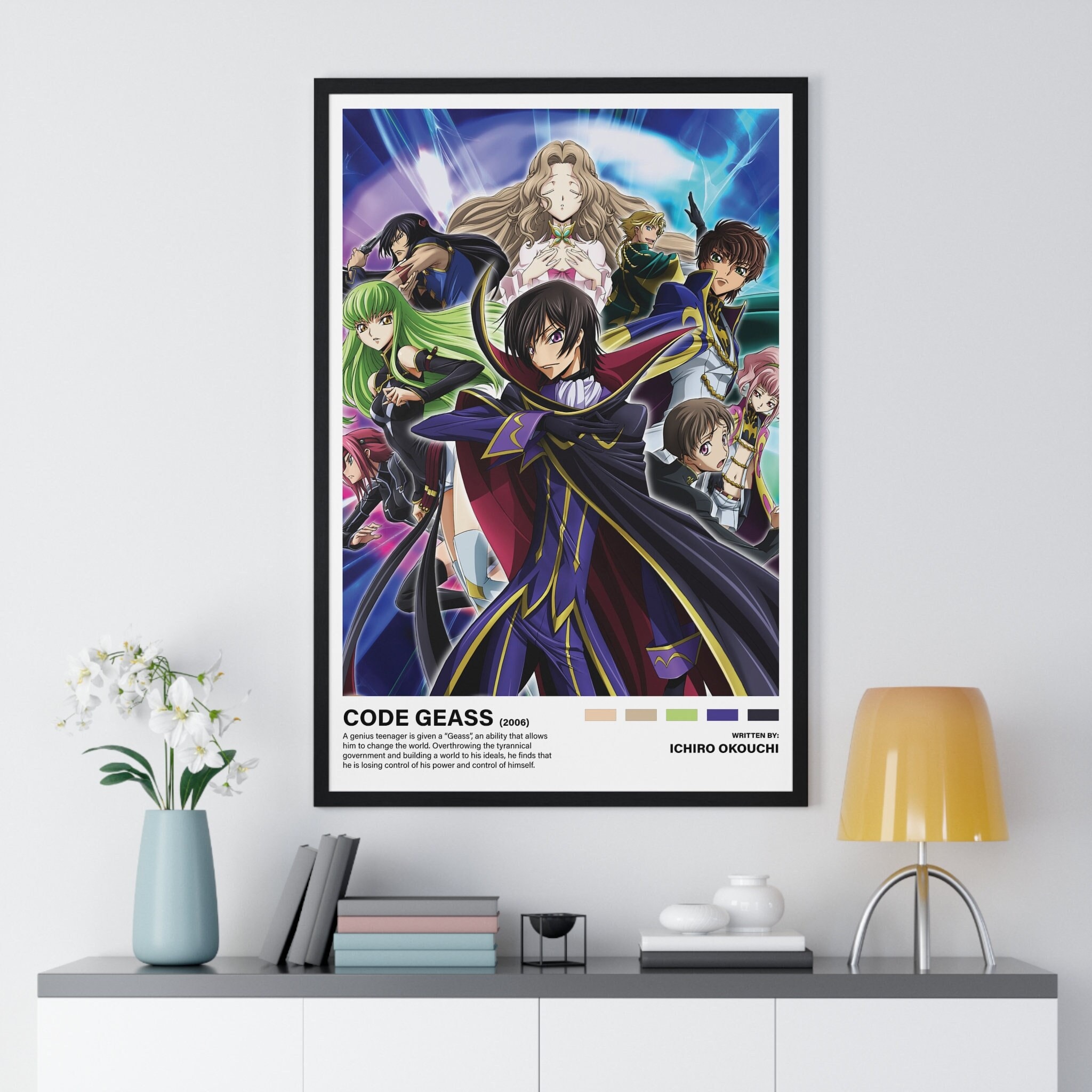 Poster Anime Code Geass Lelouch Lamperouge sl-14026 (LARGE