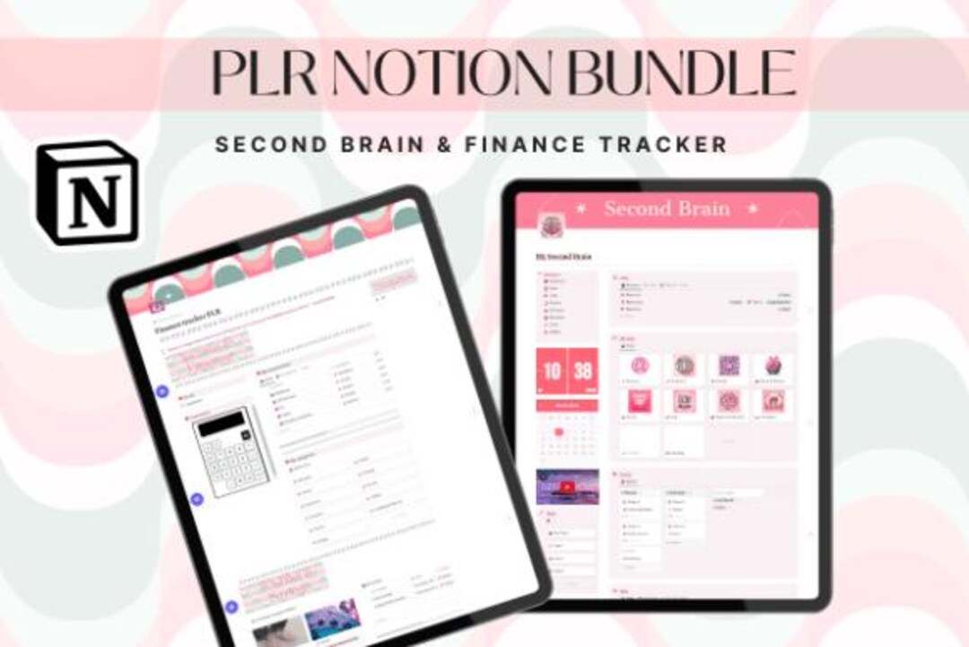 Second Brain Finance Tracker Notion Template | Budget & Expense Planner ...