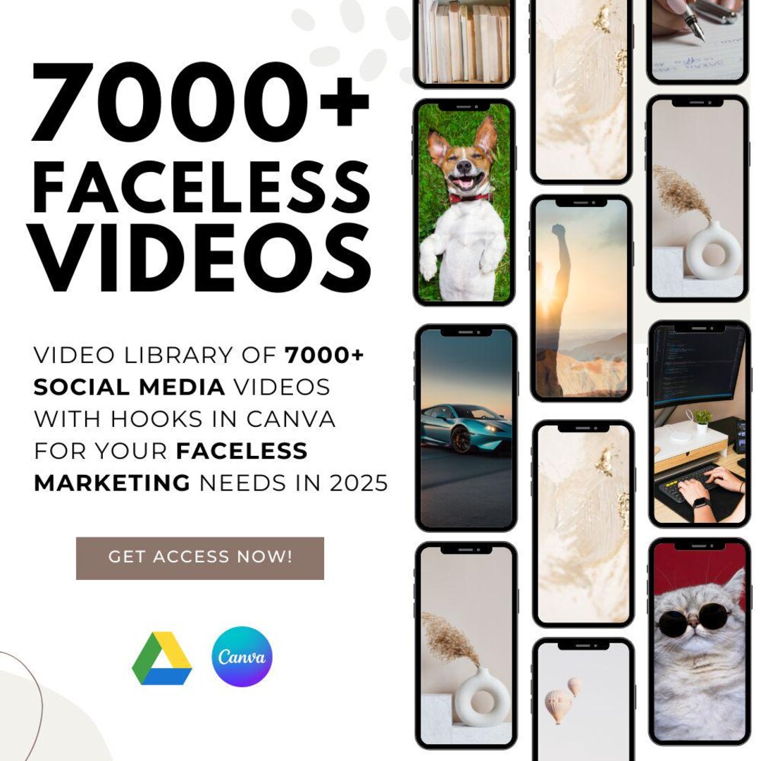 Facebook Photo Face Less 7,000+ Faceless Social Media Videos | Viral Video Content | Tiktok ...