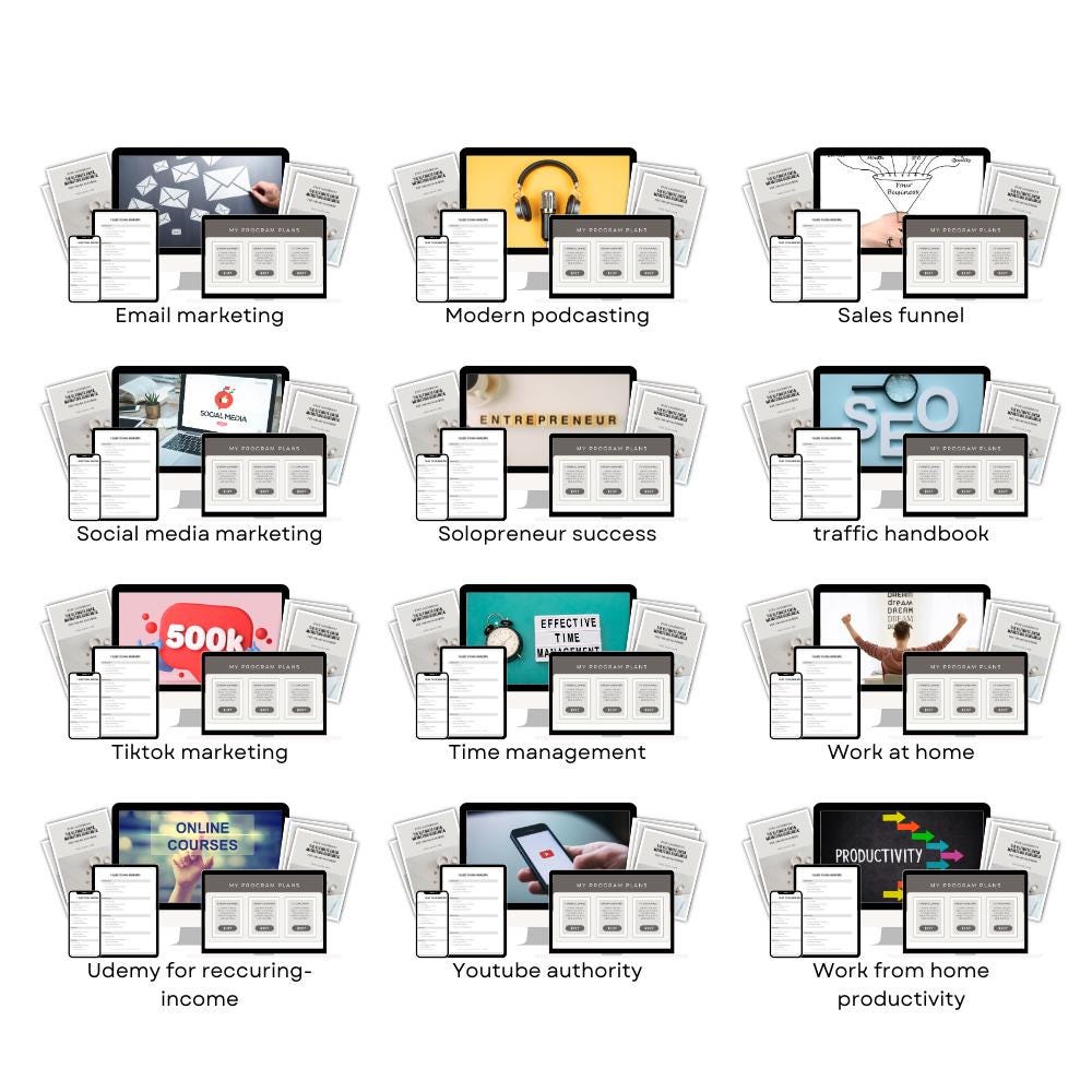 70 Mini Courses Bundle: MRR PLR Resell Rights (digital Download) - Etsy
