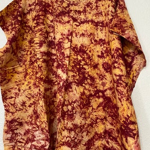 Kaftan Cotton plus size gown, Adire dress for Woman, Adire tye-dye dress, gift for her