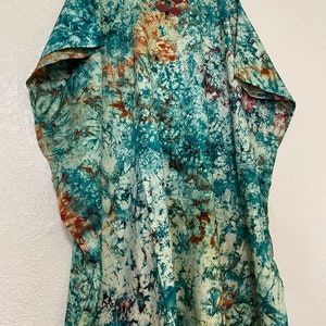 Kaftan gown, cotton maxi dress tye-dye,Adire dress for woman,gift for her