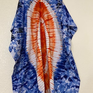 Kaftan gown, Cotton maxi dress tye-dye,Adire dress for woman,gift for her