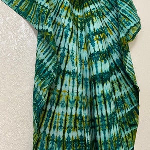 Cotton Tye-Dye gown, Maxi Adire dress, Kaftan plus size, gift for her