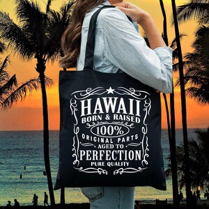 Hawaii Einkaufstasche, Vintage Stil Hawaii Tote, Hawaii Souvenir, Einkaufstasche, Hawaii Geschenk, Ästhetische Einkaufstasche, Hawaii State Einkaufstasche