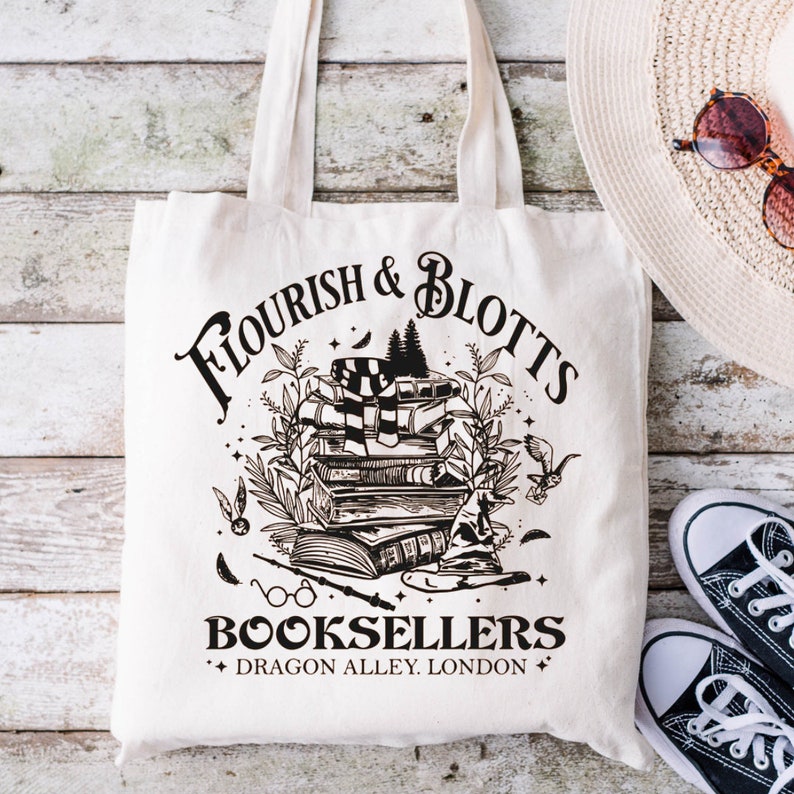 Flourish & Blotts Book Sellers Tote Bag image 2