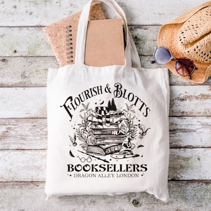 Flourish & Blotts Book Sellers Tote Bag image 1