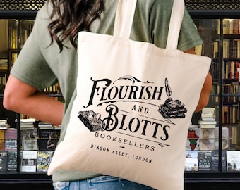 Flourish & Blotts Book Sellers Tote Bag