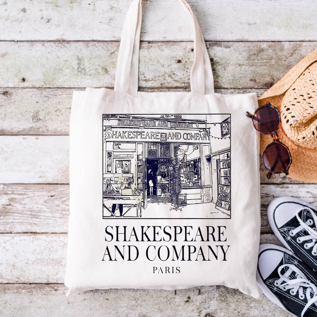 Shakespeare and Company Tote Bag Etsy UK