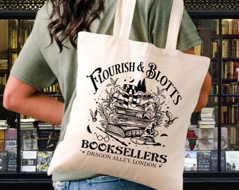 Flourish & Blotts Book Sellers Tote Bag