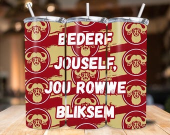 Envoltura para vaso delgado de 20 oz de Buffelsfontein: Diseño de sublimación (descarga digital PNG)