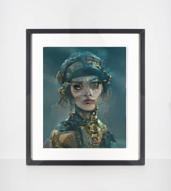 Love, Death Robots Jibaro Wall Art Print A4, A3, A2 -spooky