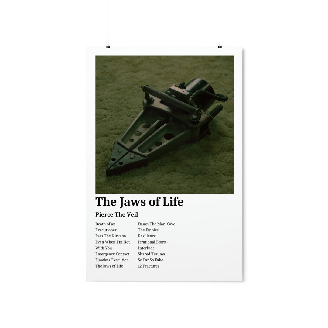 The Jaws of Life Pierce the Veil Poster Etsy