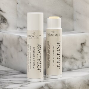 Organic Lavender Tallow Lip Balm
