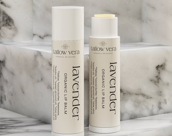 Organic Lavender Tallow Lip Balm