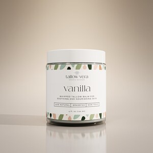 Organic Whipped Vanilla Tallow Balm
