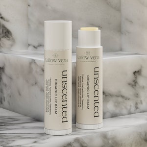 Organic Unscented Tallow Lip Balm