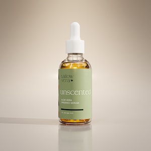 Sérum d&#39;aloe vera bio non parfumé