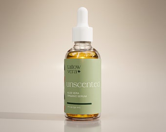 Organic Unscented Aloe Vera Serum