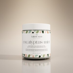 Organic Whipped Eucalyptus-Mint Tallow Balm