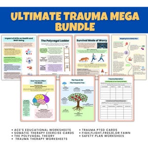 Teen Therapy Mega Bundle 2200+ Pages , Mindfulness for Teens, Therapy Activities Teens, Teen Therapist Tools, Teen Life Skills image 8