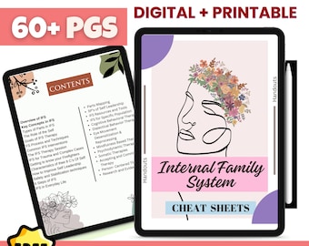 IFS Cheat Sheet: Internal Family Systems, 60+ Pages (Digital Download)