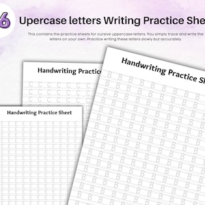 100 Page Neat Hand Writing Workbook Practice Sheet Guide Letters, Words, and Sentences Adults Kids Teens image 3