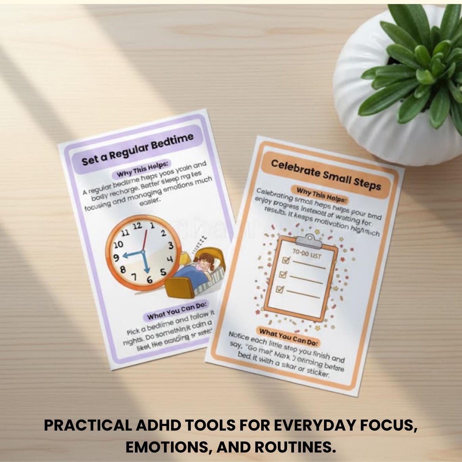 ADHD Coping Cards for Kids and Teens | SEL & Executive Function Skills ...