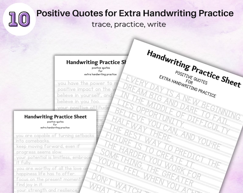 100 Page Neat Hand Writing Workbook Practice Sheet Guide Letters, Words, and Sentences Adults Kids Teens image 5