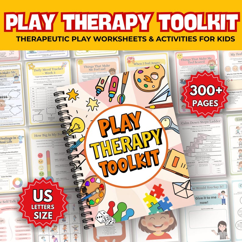 Play Therapy Worksheets Bundle for Kids | 300+ SEL Activities | Coping ...