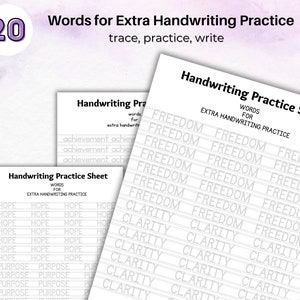 100 Page Neat Hand Writing Workbook Practice Sheet Guide Letters, Words, and Sentences Adults Kids Teens image 6