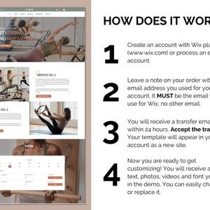 Wix Template, Elevate Your Studio's Digital Presence! Perfect for Yoga, Pilates, and Fitness Studios. Mobile-Friendly, SEO-Optimized, Easy Setup. Transform Your Website with Wix!