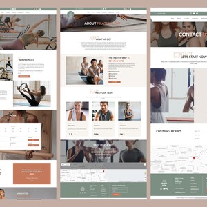 Wix Template, Elevate Your Studio's Digital Presence! Perfect for Yoga, Pilates, and Fitness Studios. Mobile-Friendly, SEO-Optimized, Easy Setup. Transform Your Website with Wix!