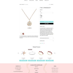 Enhance your online presence with our pink wix jewelry template! Perfect for the wix store, this custom design features a sleek layout optimized for mobile and desktop. Showcase your products beautifully with our seo-friendly wix template.