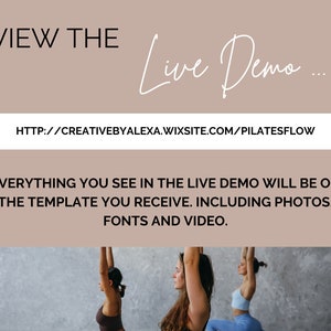 Wix Template, Elevate Your Studio's Digital Presence! Perfect for Yoga, Pilates, and Fitness Studios. Mobile-Friendly, SEO-Optimized, Easy Setup. Transform Your Website with Wix!