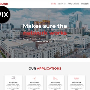 Wix Website Template Business Templates for Entrepreneurs, Small business template, Wix theme, Wix Website Design, service based businesses