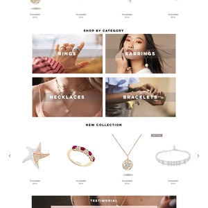 Enhance your online presence with our pink wix jewelry template! Perfect for the wix store, this custom design features a sleek layout optimized for mobile and desktop. Showcase your products beautifully with our seo-friendly wix template.