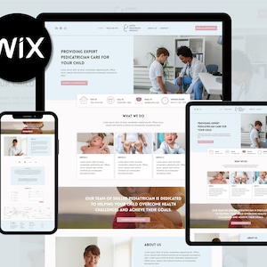 Wix Medical Website Template | Doctor & Therapist Template, Health Care Website Design, Wix Theme Doctor, Custom Doctor Website Template
