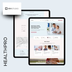 Wix Studio Website Template: Modern Medical & Doctor Website