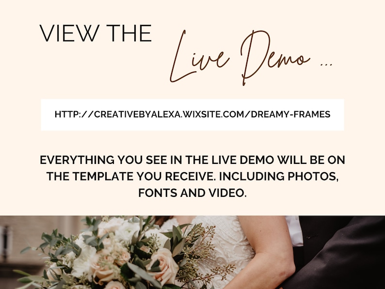 Professional Wix Photography Website Template Portfolio & Shop Wix