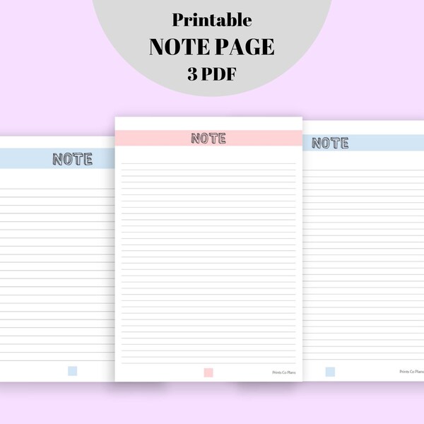 Printable Notes - Etsy