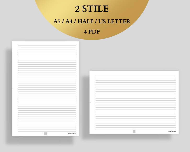 printable-lined-paper-minimalist-lined-paper-wide-ruled-etsy
