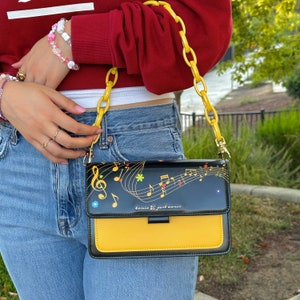 Trivia 起: Just Dance Bag / Hobi Shoulder Bag – K-pop Style PU Leather Bag for Fans