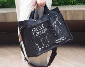 Sweet Venom Tote Bag / All-Around Canvas Tote Bag / ENHA Tote