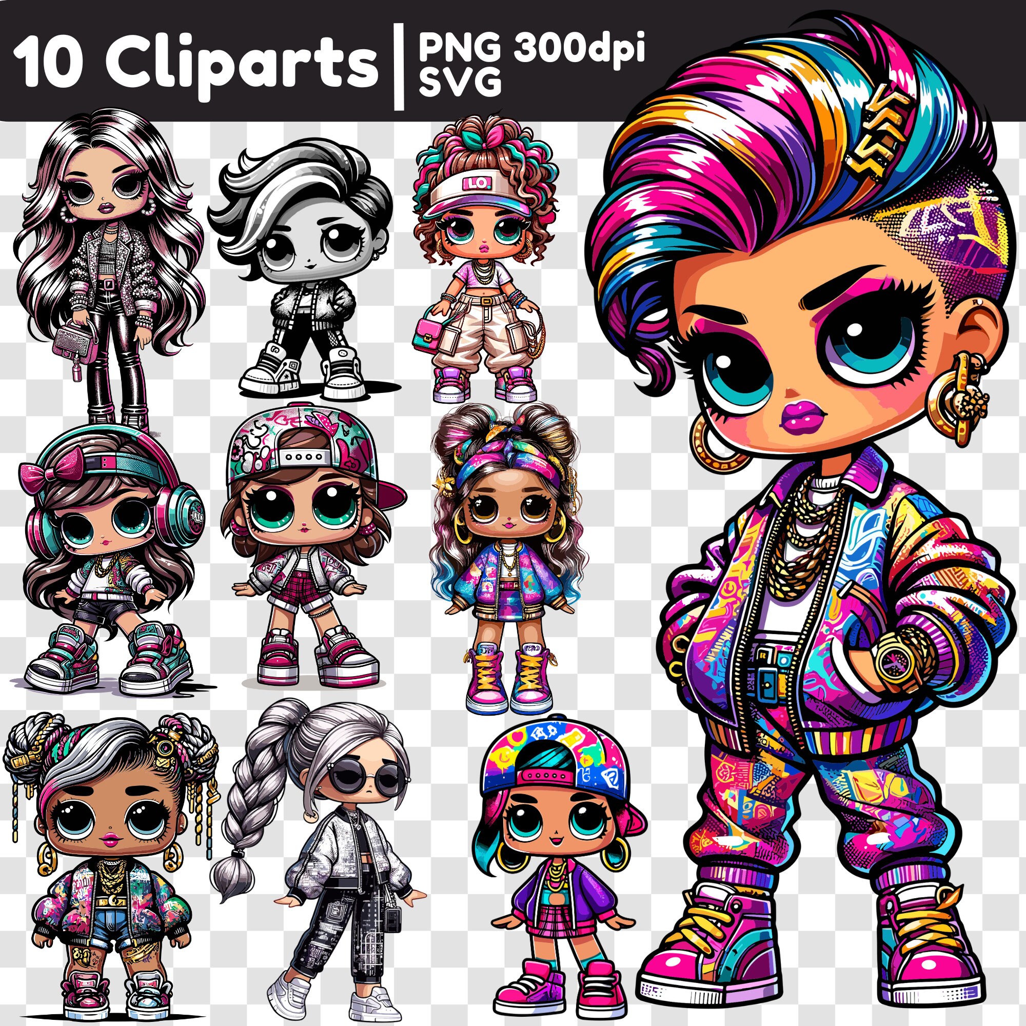 hip hop girl clipart,png girl hip hop,graffiti girl,SVG,png kawaii clipart,Chibi png,anime graffiti,manga streetwear girl,streetstyle girl