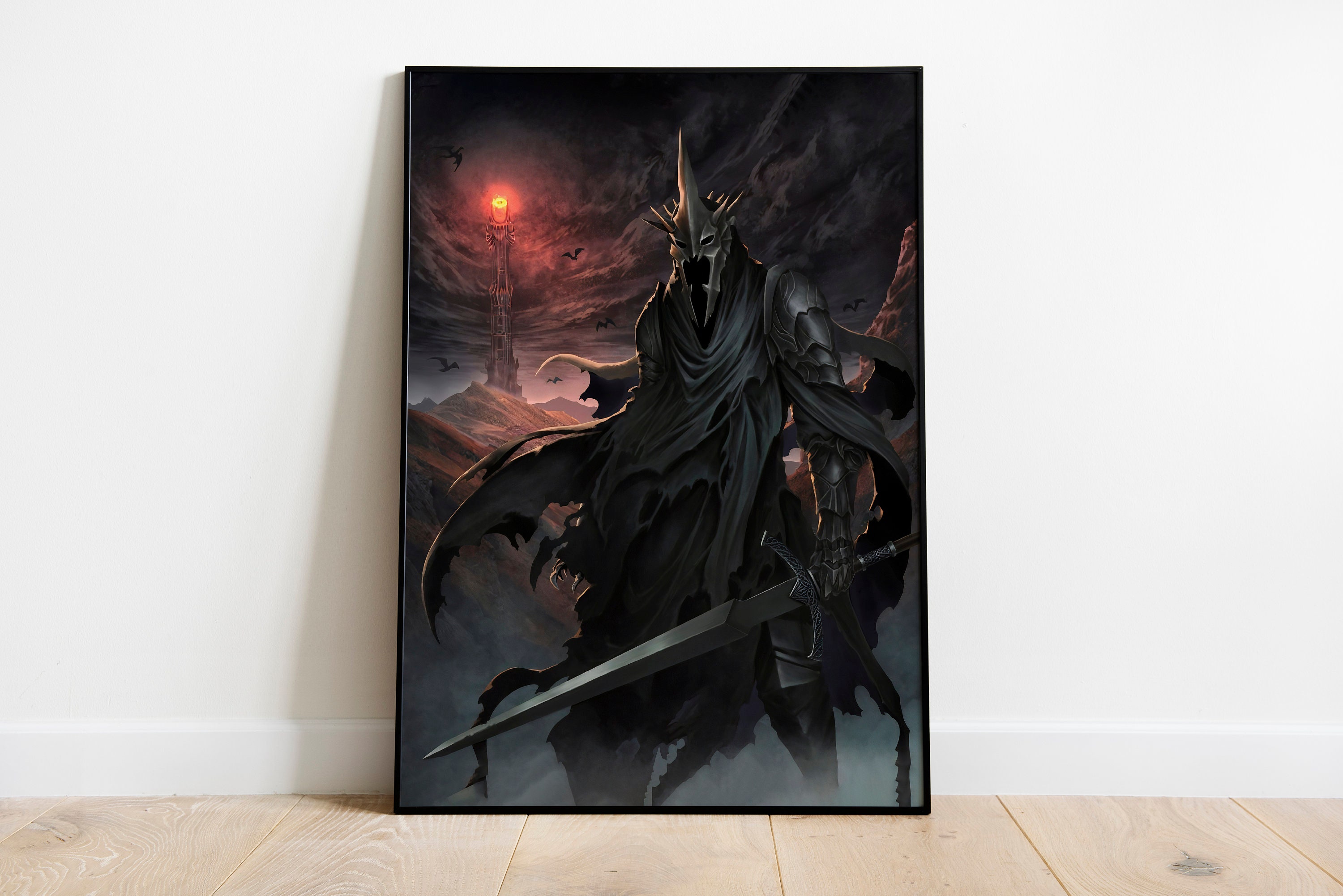 Middle Earth Banner Mordor Sauron Movie Poster Lord of the 