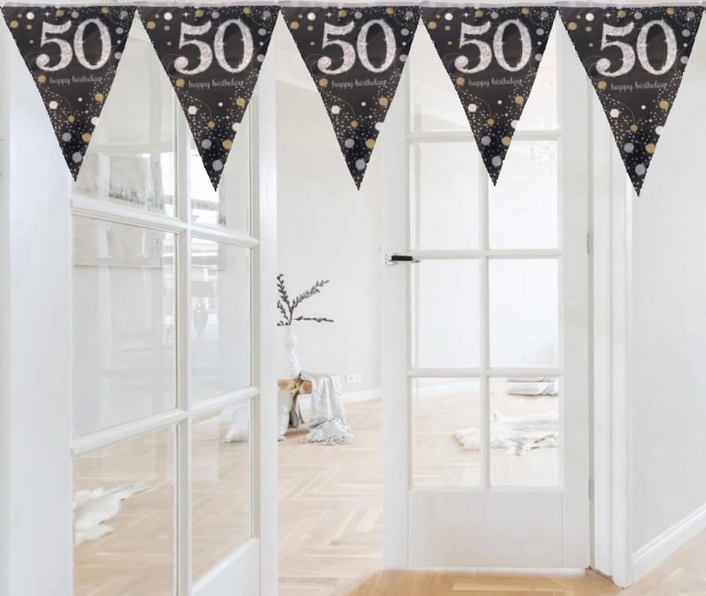 2 X Banner De Cumpleaños Foto Personalizada 30th 40th 50th Photo