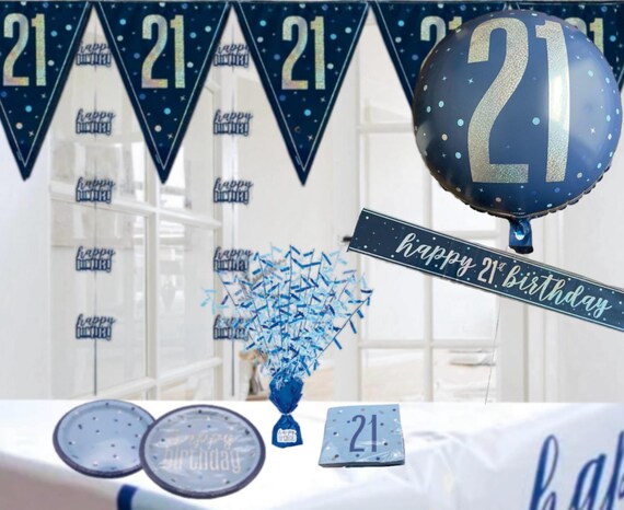 Table Confetti - Blue 21st Table Confetti - Blue 21st