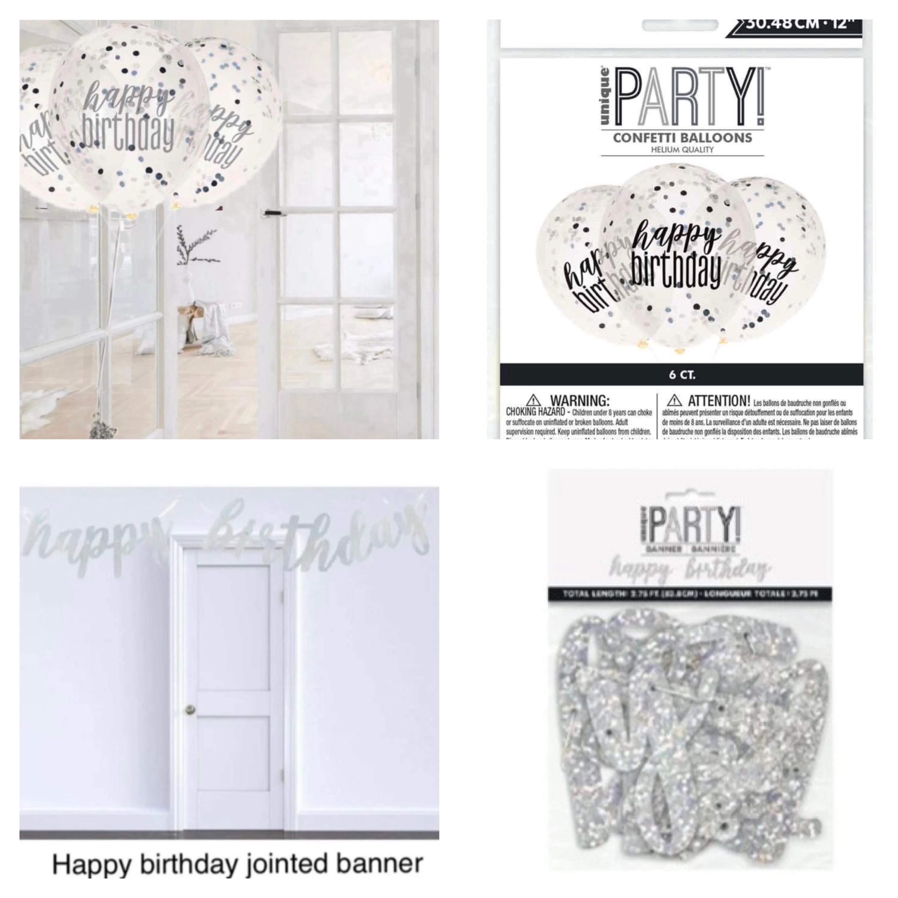 Striscione Festa Compleanno 30 Anni: Decorazione Con Scritte Metallizzate, 1,8 Metri (6 Feet) - Creative Converting - 4